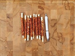 Kauwstaafjes ca.13cm met kipfilet 250 gram