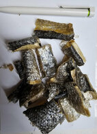 Zalmhuid snippers 500 gram