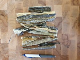 Kabeljauwhuid 15cm 50 gram