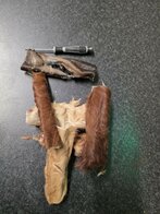 Kophuid Rund  met haar ca, 10-15cm 500 gram