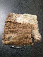 Kophuid plaat Rund met haar 500 gram