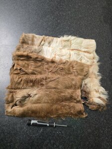 Kophuid plaat Rund met haar 500 gram